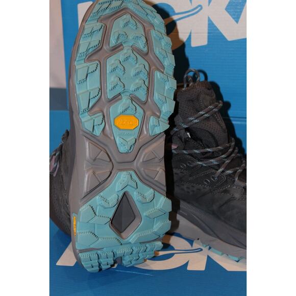 Hoka Women’s Kaha 2 GTX Mid Waterproof Hiking Boots Castlerock Gray Sz 7 $240 - Picture 8 of 8